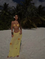 Golden Sunflower Bikini w/Cover Up