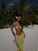 Golden Sunflower Bikini w/Cover Up