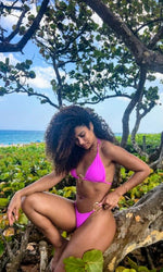 Lace-up Split Bikini